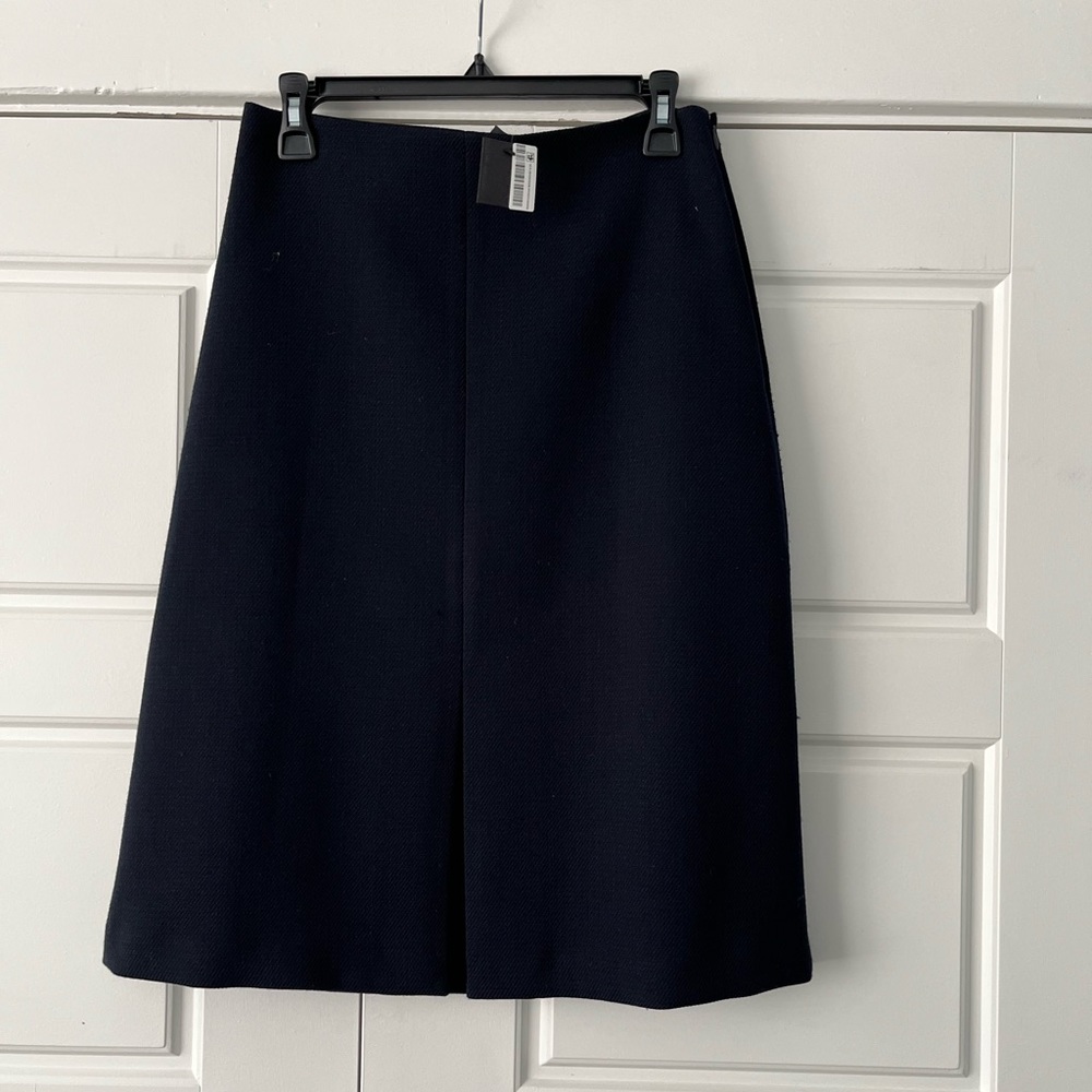 Sz 4, Club Monaco Skirt, Navy, Wool